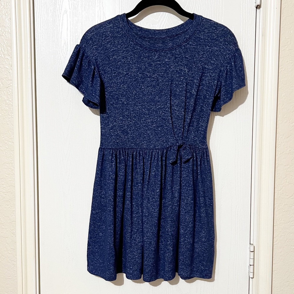 [Cat & Jack] Blue Little Girl Short Sleeves Swing Dress
